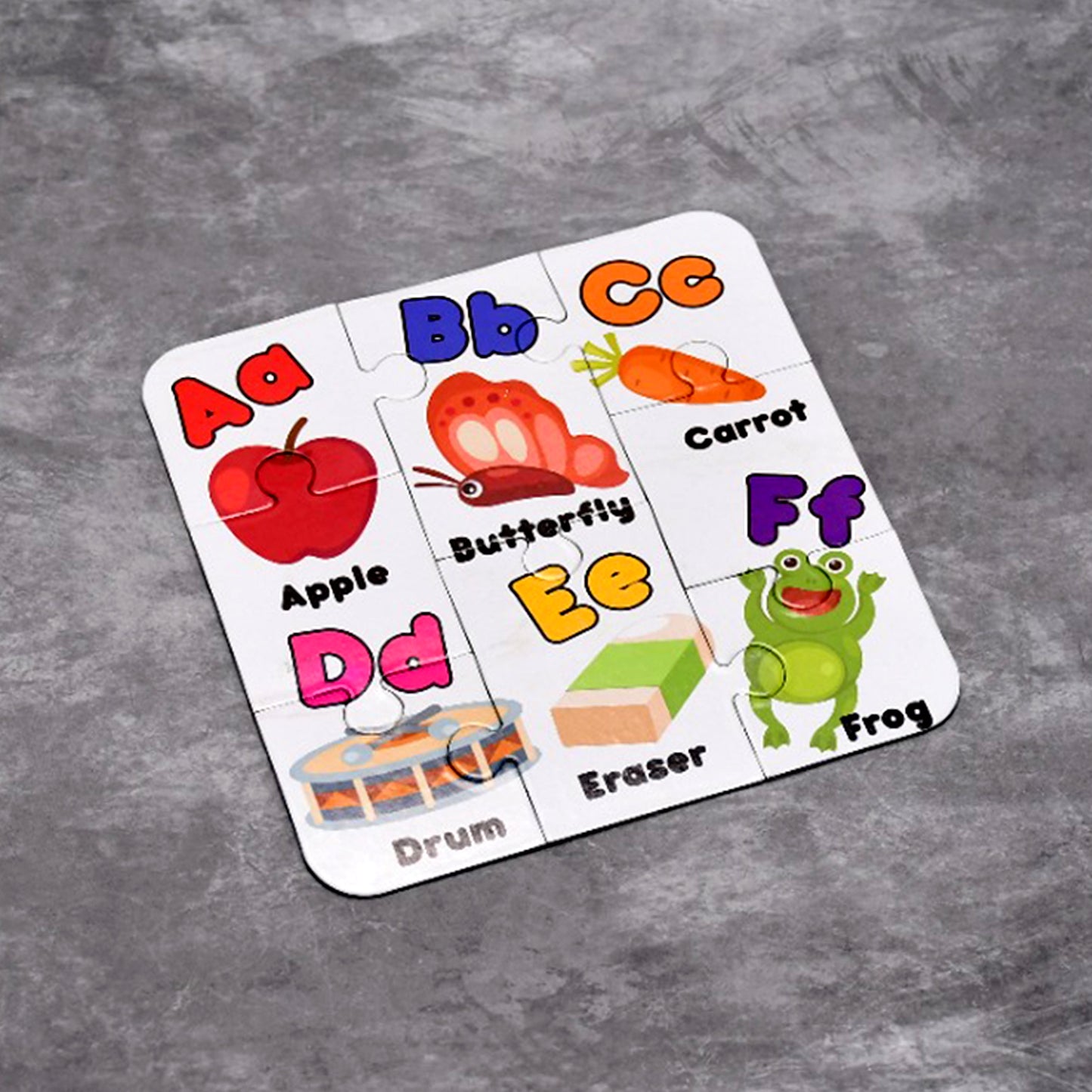 Learning Abcd Jigasaw Toy Puzzle For Children (4 Puzzles Pack)